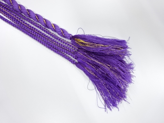  正絹　振袖用　手組帯締め